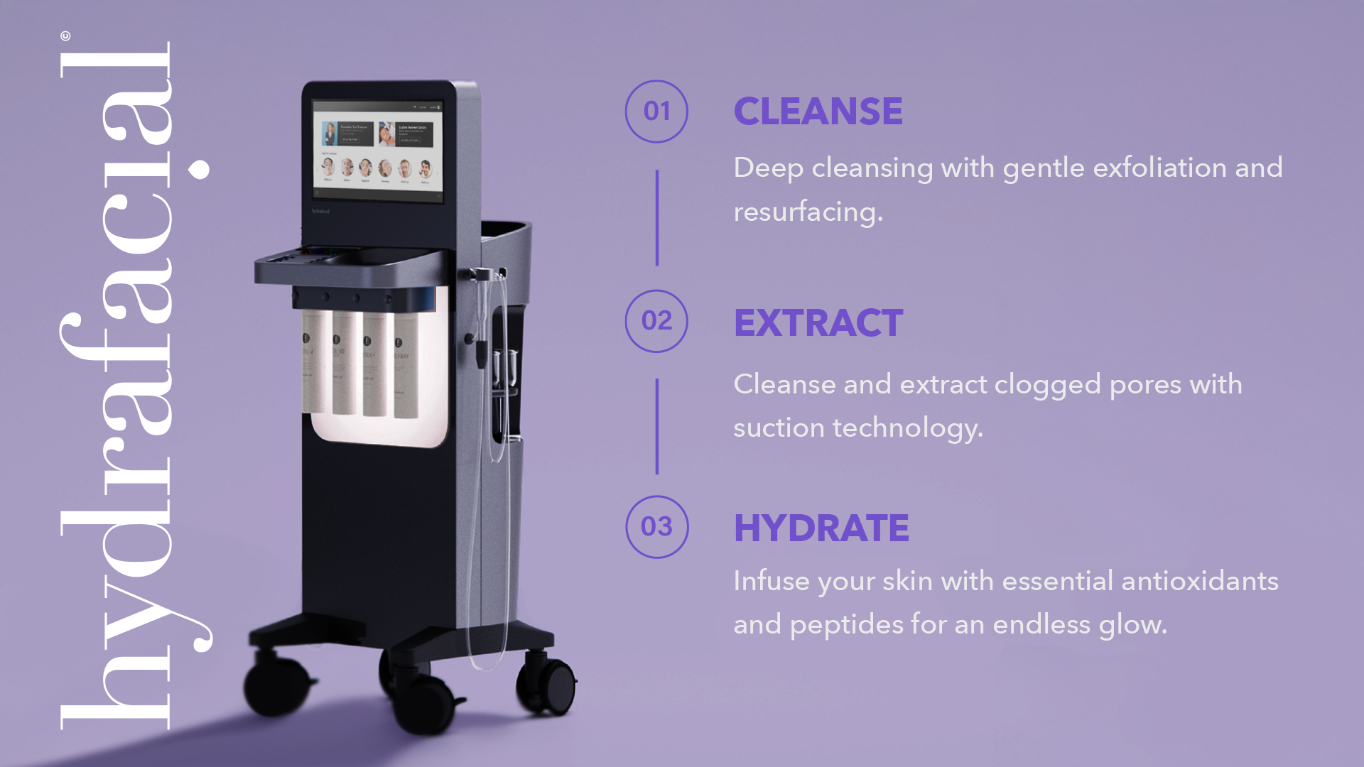 hydrafacial machine and it's benefits.